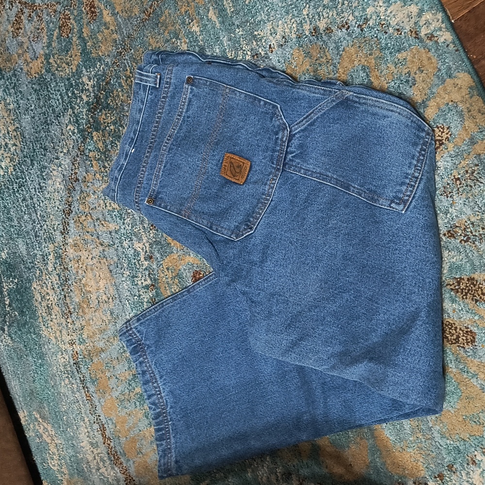 Salmon River Traders Fleece Lined Jeans NEW 36x32